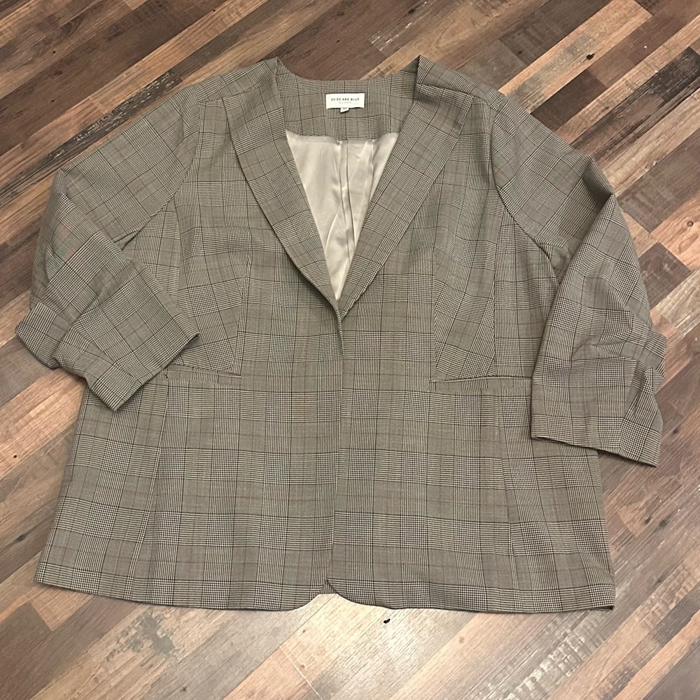 Women’s Skies Are Blue Raja Collarless Blazer